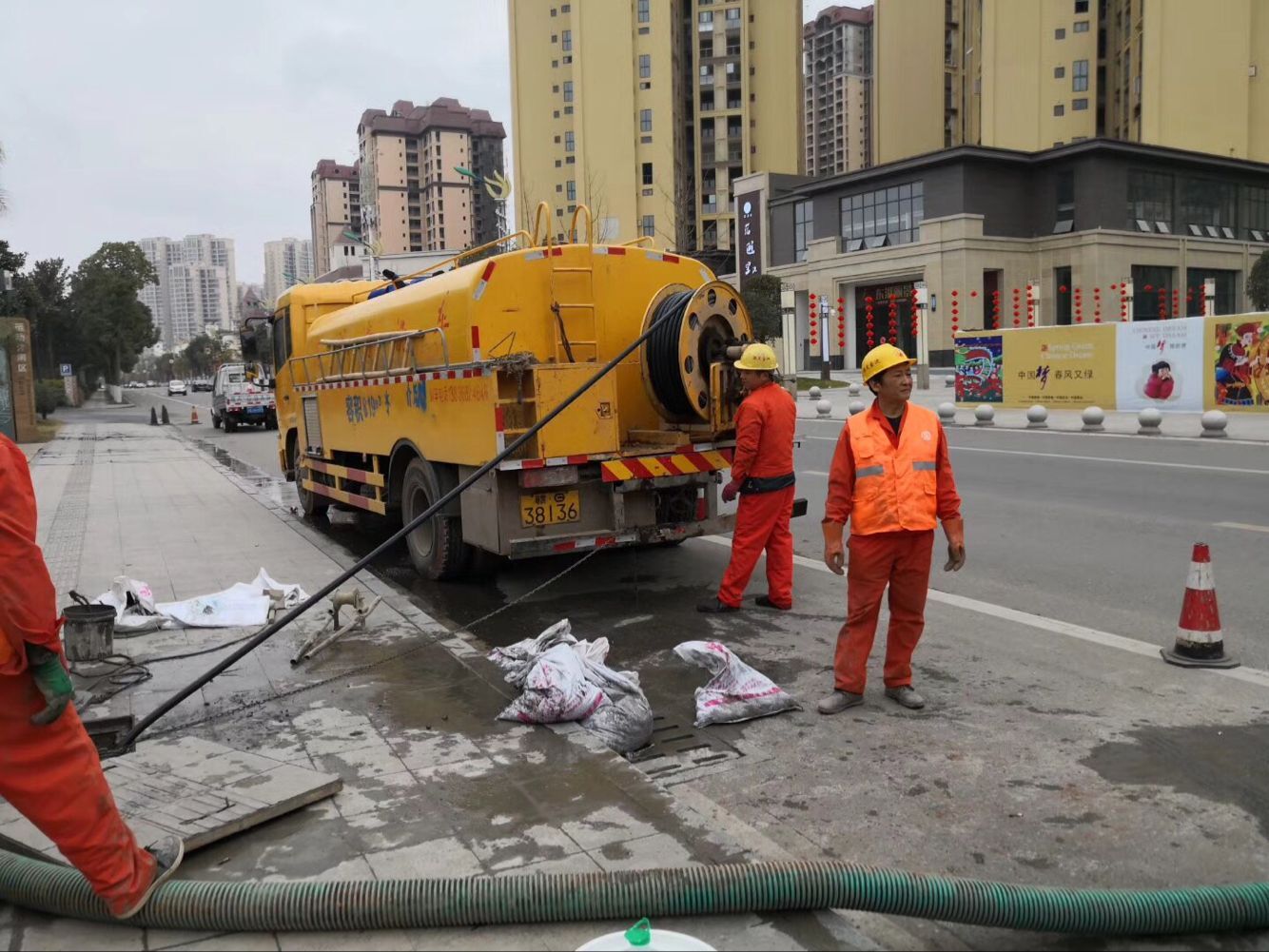 凉山排污管道清淤-管道清洗
